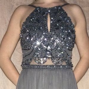 Grey prom dress from boombabies